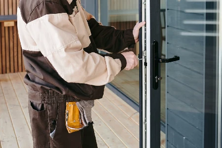 Cleaning And Polishing Glass Door Installation in Keystone, FL